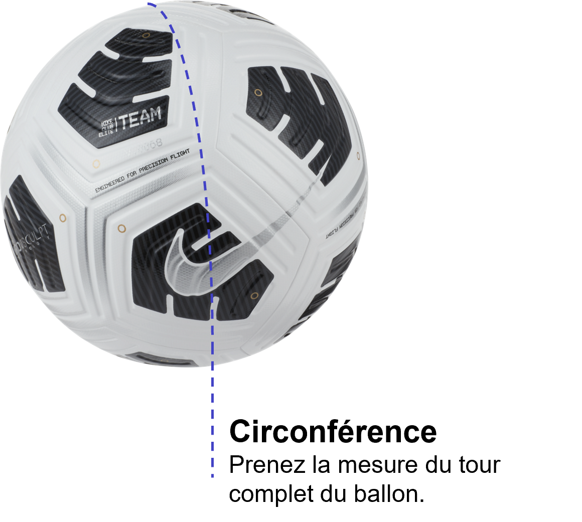 Tableau des mensurations du produit